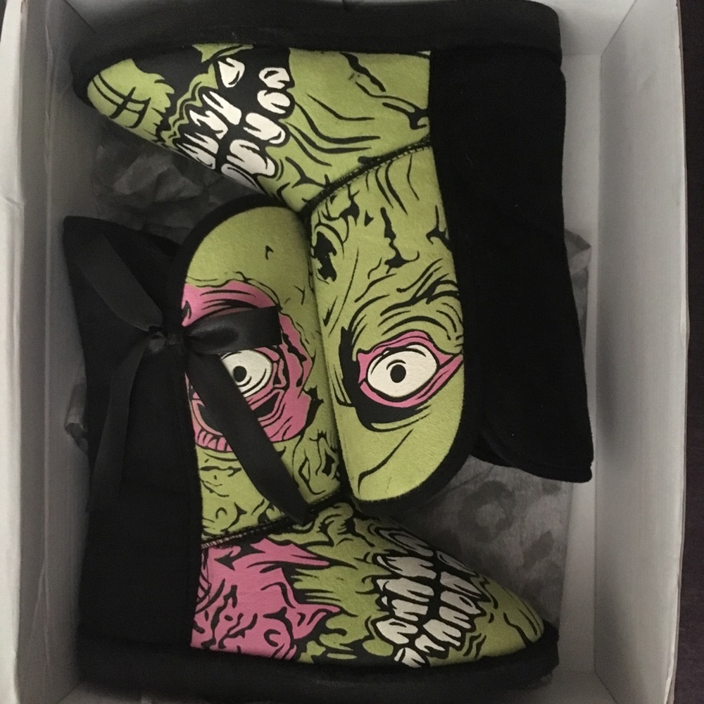 Iron fist slip on boots